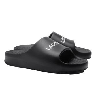Lacoste Slippers Serve Slide 2.0 zwart