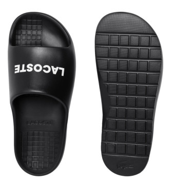 Lacoste Slippers Serve Slide 2.0 zwart