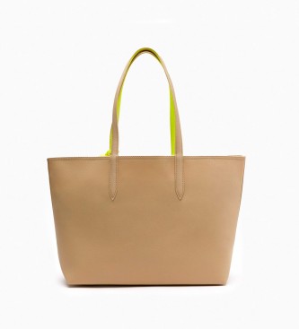Lacoste Anna Reversible Bicolour Reversible Handbag brown, yellow