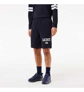 Lacoste Jogger shorts med normal passform i marinbl