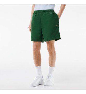 Lacoste Športna obleka sproščene kratke hlače zelena