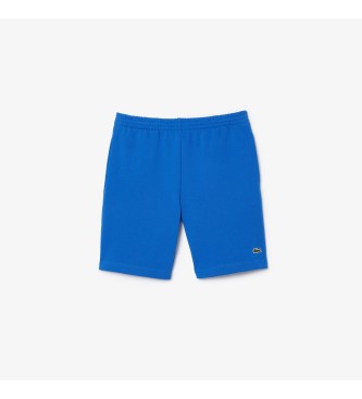 Lacoste Modre kratke hlače jogger iz flisa