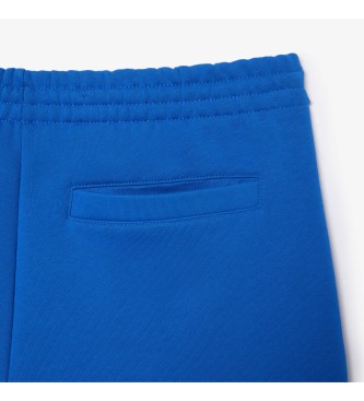 Lacoste Pantaloncini da jogging in peluche blu
