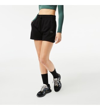 Lacoste Sorte shorts med snrebnd