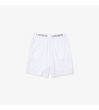 Lacoste White logo shorts