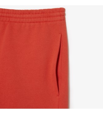 Lacoste Organic cotton shorts red