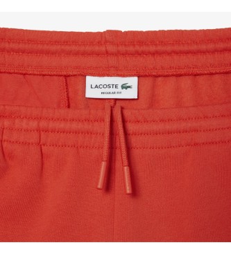 Lacoste Organic cotton shorts red