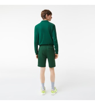 Lacoste Shorts aus Bio-Baumwolle grn