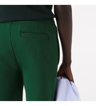 Lacoste Kratke hlače iz organskega bombaža zelene barve