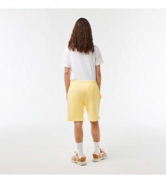 Lacoste Yellow fleece shorts