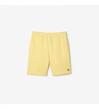 Lacoste Yellow fleece shorts
