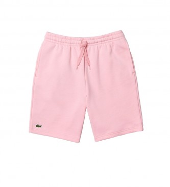 Lacoste Sport Tennis Shorts in pink plush