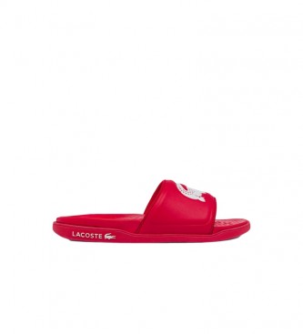 Lacoste Slippers logo rood
