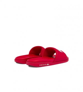 Lacoste Logotipo Flip-flops vermelho