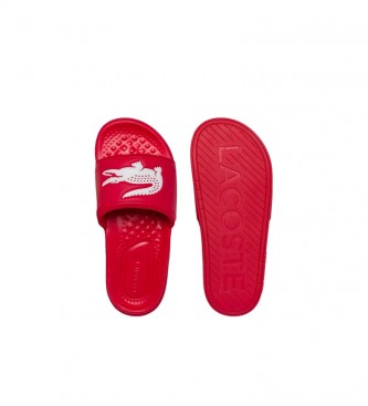 Lacoste Logotipo Flip-flops vermelho