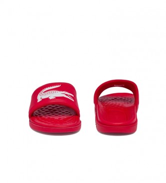 Lacoste Slippers logo rood