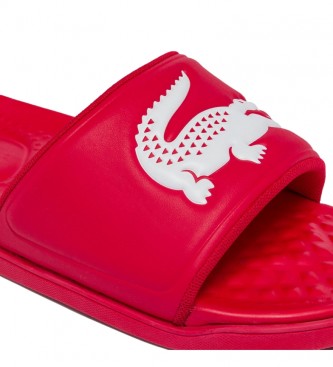 Lacoste Flip-Flops Logo rot