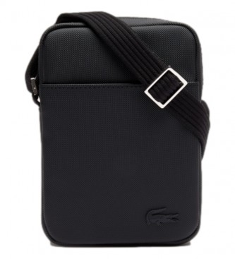 Lacoste Slim Shoulder Bag Vertical Camera black -15x20.5x4cm
