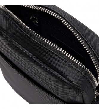 Lacoste Slim Shoulder Bag Vertical Camera black -15x20.5x4cm