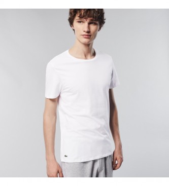 Lacoste Pack de 3 Camisetas Interior Sous-Vetement blanco