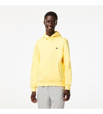 Lacoste Sweatshirt Organic Cotton Hoodie yellow