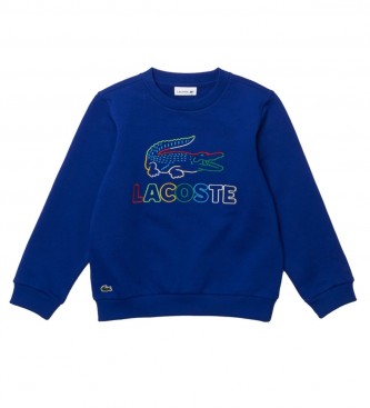 Lacoste Blue embroidered sweatshirt