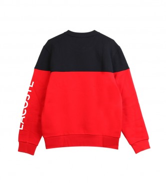 Lacoste Classic Fit sweatshirt red, navy