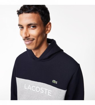 Lacoste Sweatshirt Colour Block Details navy, grau