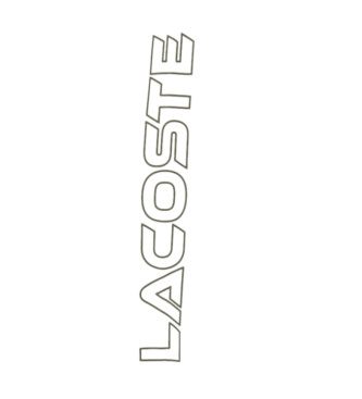 Lacoste Oblikovanje majice White 