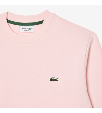 Lacoste Sweatshirt Jogger Bio-Baumwolle rosa