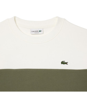 Lacoste Sudadera Jogger classic fit beige, verde
