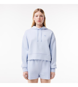 Lacoste Jogger sweatshirt met capuchon lichtblauw