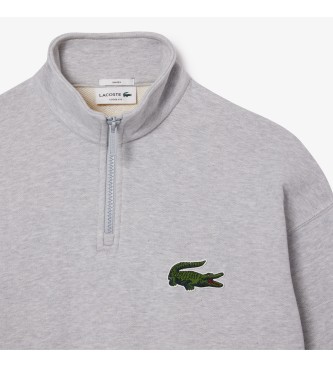 Lacoste Jogger sweatshirt with grey turtleneck