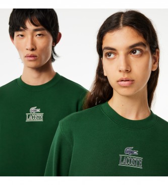 Lacoste Jogger sweatshirt met groene merkopdruk
