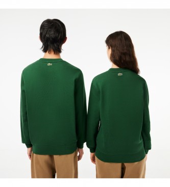 Lacoste Jogger sweatshirt met groene merkopdruk