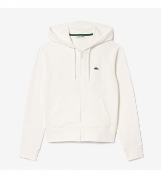 Lacoste Sweatshirt Jogger Fleece Ecologisch Off-White