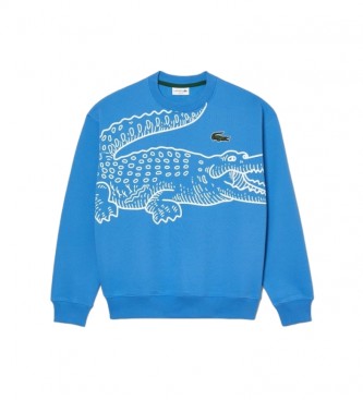 Lacoste Loose fit sweatshirt blue
