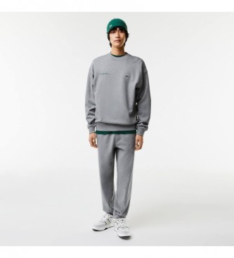 Lacoste Sweat-shirt  coupe ample gris