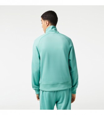 Lacoste Sweat shirt de forme r guli re en piqu avec fermeture