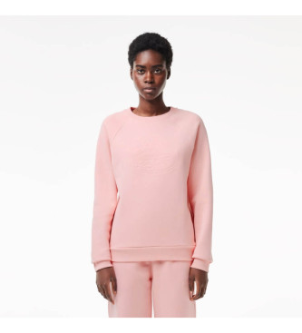 Lacoste Sudadera Relaxed Fit rosa