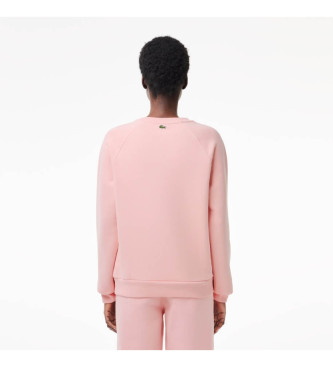 Lacoste Sweatshirt med afslappet pasform pink