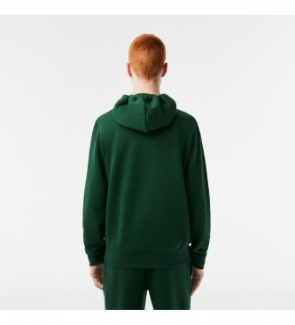 Lacoste Sweatshirt with kangaroo pocket green