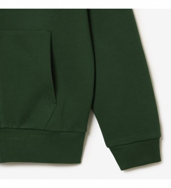 Lacoste Sweatshirt with kangaroo pocket green