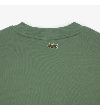 Lacoste Sweatshirt med grnt badge
