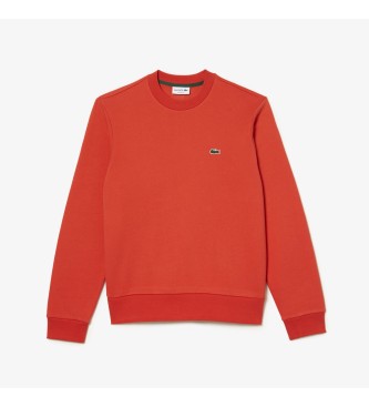 Lacoste Brushed Cotton Sweatshirt red