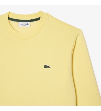Lacoste Brushed Cotton Sweatshirt yellow
