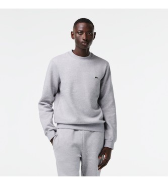 Lacoste Grey Brushed Cotton Sweatshirt