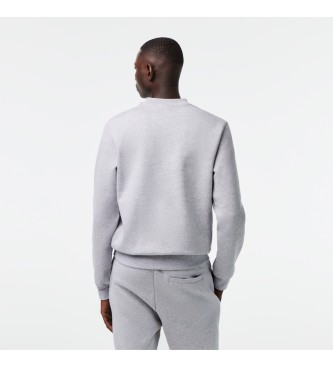 Lacoste Grey Brushed Cotton Sweatshirt