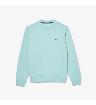 Lacoste Turquoise Brushed Cotton Sweatshirt