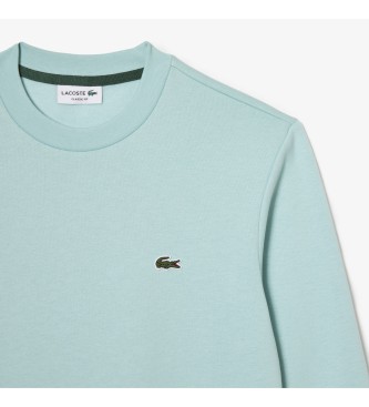 Lacoste Turquoise Brushed Cotton Sweatshirt